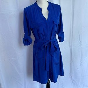 Blue Express Tie Waist Dress